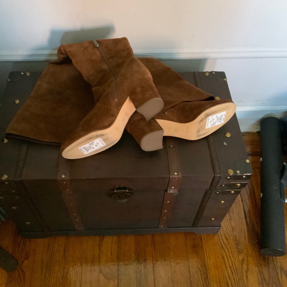 Via Spiga Tan Over the Knee Boots - Picture 4 of 6